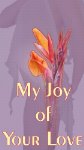 my joy of your love